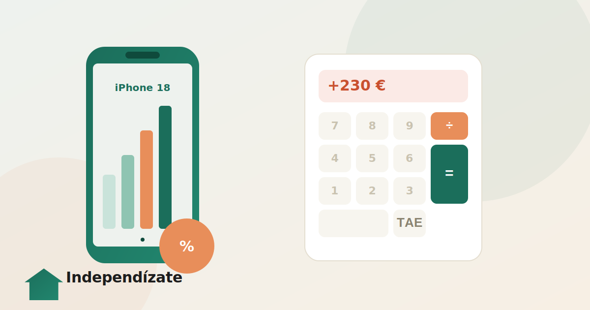 iPhone 18 Pro Max financiado: calculadora de cuota mensual e intereses